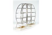 Alex Silver Deco Round Shelves