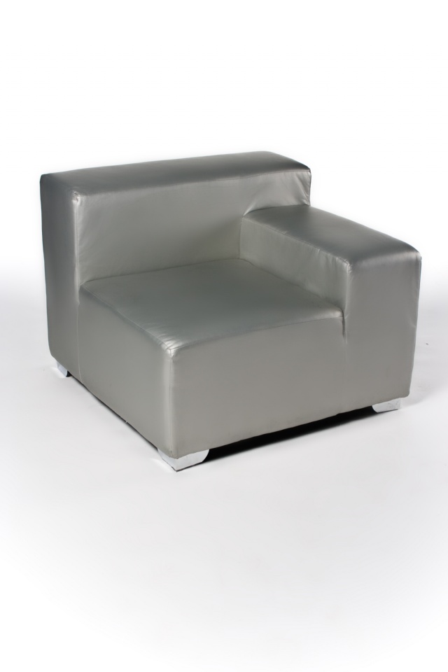 Silver Modular Sofa