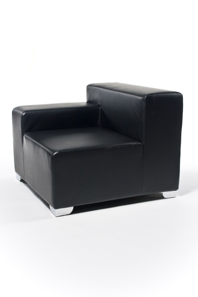 Black Modular Sofa