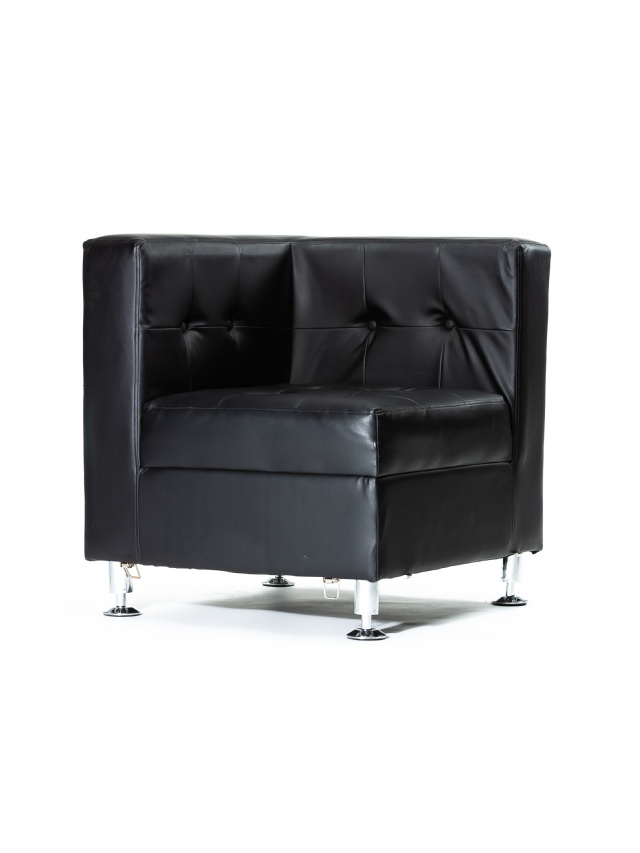 Black Crystal Modular Sofa